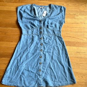 Loft Denim Dress NWT size 12